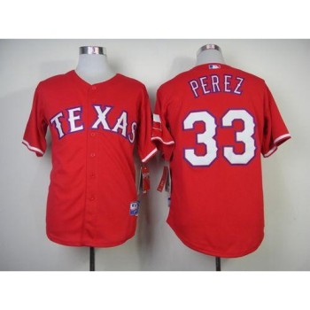 Rangers #33 Martin Perez Red Cool Base Stitched MLB MLB Jersey Rangers #33 Martin Perez Red Cool Base Stitched MLB MLB Jersey