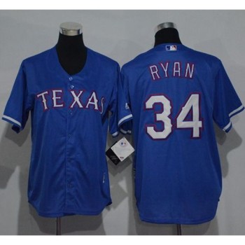 Rangers #34 Nolan Ryan Blue Cool Base Stitched Youth MLB Jersey Rangers #34 Nolan Ryan Blue Cool Base Stitched Youth MLB Jersey