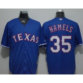 Rangers #35 Cole Hamels Blue New Cool Base Stitched MLB Jersey Rangers #35 Cole Hamels Blue New Cool Base Stitched MLB Jersey