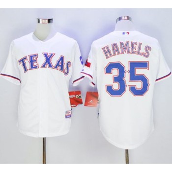 Rangers #35 Cole Hamels White Cool Base Stitched MLB Jersey Rangers #35 Cole Hamels White Cool Base Stitched MLB Jersey