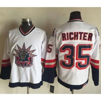 Rangers #35 Mike Richter White CCM Statue of Liberty Stitched NHL Jersey Rangers #35 Mike Richter White CCM Statue of Liberty Stitched NHL Jersey