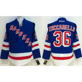 Rangers #36 Mats Zuccarello Blue Women's Home Stitched NHL Jersey Rangers #36 Mats Zuccarello Blue Women's Home Stitched NHL Jersey
