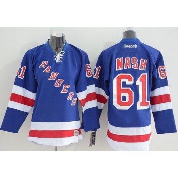 Rangers #61 Rick Nash Blue Home Youth Stitched NHL Jersey Rangers #61 Rick Nash Blue Home Youth Stitched NHL Jersey
