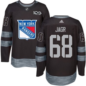 Rangers #68 Jaromir Jagr Black 1917-2017 100th Anniversary Stitched NHL Jersey Rangers #68 Jaromir Jagr Black 1917-2017 100th Anniversary Stitched NHL Jersey