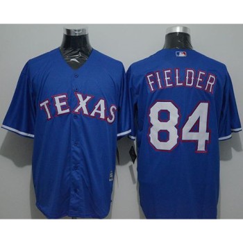 Rangers #84 Prince Fielder Blue New Cool Base Stitched MLB Jersey Rangers #84 Prince Fielder Blue New Cool Base Stitched MLB Jersey