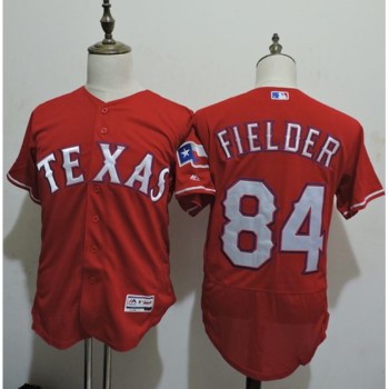 Rangers #84 Prince Fielder Red Flexbase Authentic Collection Stitched MLB Jersey Rangers #84 Prince Fielder Red Flexbase Authentic Collection Stitched MLB Jersey