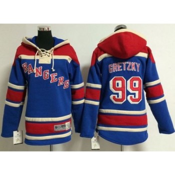 Rangers #99 Wayne Gretzky Blue Sawyer Hooded Sweatshirt Stitched Youth NHL Jersey Rangers #99 Wayne Gretzky Blue Sawyer Hooded Sweatshirt Stitched Youth NHL Jersey