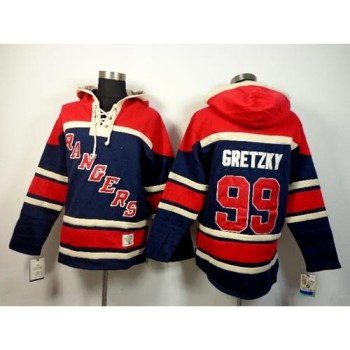 Rangers #99 Wayne Gretzky Navy Blue Sawyer Hooded Sweatshirt Stitched NHL Jersey Rangers #99 Wayne Gretzky Navy Blue Sawyer Hooded Sweatshirt Stitched NHL Jersey