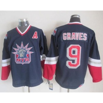 Rangers #9 Adam Graves Navy Blue CCM Statue Of Liberty Stitched NHL Jersey Rangers #9 Adam Graves Navy Blue CCM Statue Of Liberty Stitched NHL Jersey