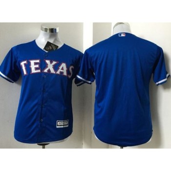 Rangers Blank Blue Cool Base Stitched Youth MLB Jersey Rangers Blank Blue Cool Base Stitched Youth MLB Jersey