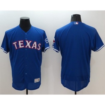 Rangers Blank Blue Flexbase Authentic Collection Stitched MLB Jersey Rangers Blank Blue Flexbase Authentic Collection Stitched MLB Jersey