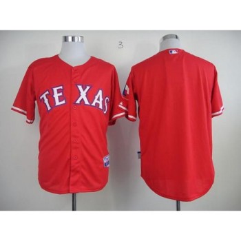 Rangers Blank Red 40th Anniversary Patch Stitched MLB Jersey Rangers Blank Red 40th Anniversary Patch Stitched MLB Jersey