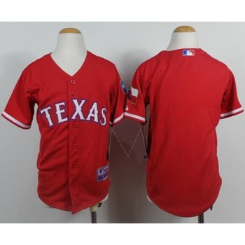 Rangers Blank Red Cool Base Stitched Youth MLB Jersey Rangers Blank Red Cool Base Stitched Youth MLB Jersey
