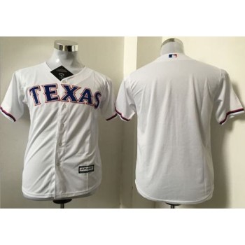 Rangers Blank White Cool Base Stitched Youth MLB Jersey Rangers Blank White Cool Base Stitched Youth MLB Jersey