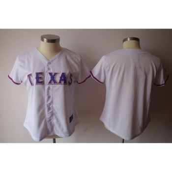 Rangers Blank White Women's Fashion Stitched MLB Jersey Rangers Blank White Women's Fashion Stitched MLB Jersey