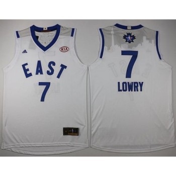 Raptors #7 Kyle Lowry White 2016 All Star Stitched NBA Jersey Raptors #7 Kyle Lowry White 2016 All Star Stitched NBA Jersey