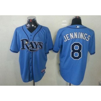 Rays #8 Desmond Jennings Light Blue Cool Base Stitched MLB Jersey Rays #8 Desmond Jennings Light Blue Cool Base Stitched MLB Jersey