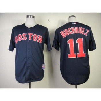 Red Sox #11 Clay Buchholz Dark Blue Cool Base Stitched MLB Jersey Red Sox #11 Clay Buchholz Dark Blue Cool Base Stitched MLB Jersey
