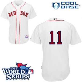 Red Sox #11 Clay Buchholz White Cool Base 2013 World Series Patch Stitched MLB Jersey Red Sox #11 Clay Buchholz White Cool Base 2013 World Series Patch Stitched MLB Jersey