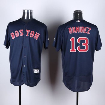 Red Sox #13 Hanley Ramirez Navy Blue Flexbase Authentic Collection Stitched MLB Jersey Red Sox #13 Hanley Ramirez Navy Blue Flexbase Authentic Collection Stitched MLB Jersey