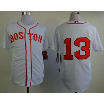 Red Sox #13 Hanley Ramirez New White Cool Base Stitched MLB Jersey Red Sox #13 Hanley Ramirez New White Cool Base Stitched MLB Jersey