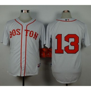 Red Sox #13 Hanley Ramirez White Cool Base Stitched MLB Jersey Red Sox #13 Hanley Ramirez White Cool Base Stitched MLB Jersey