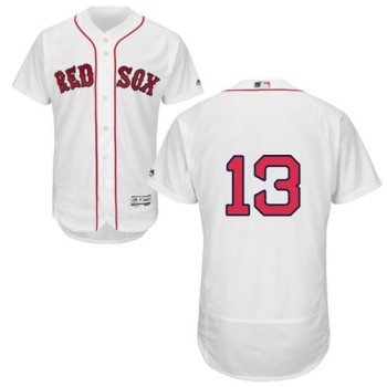 Red Sox #13 Hanley Ramirez White Flexbase Authentic Collection Stitched MLB Jersey Red Sox #13 Hanley Ramirez White Flexbase Authentic Collection Stitched MLB Jersey