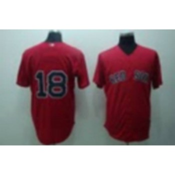 Red Sox #18 Matsuzake Daisuke Stitched Red MLB Jersey Red Sox #18 Matsuzake Daisuke Stitched Red MLB Jersey