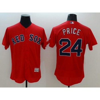 Red Sox #24 David Price Red Flexbase Authentic Collection Stitched MLB Jersey Red Sox #24 David Price Red Flexbase Authentic Collection Stitched MLB Jersey