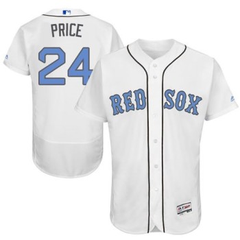 Red Sox #24 David Price White Flexbase Authentic Collection 2016 Father's Day Stitched MLB Jersey Red Sox #24 David Price White Flexbase Authentic Collection 2016 Father's Day Stitched MLB Jersey