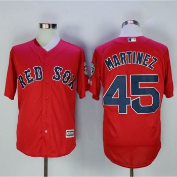 Red Sox #45 Pedro Martinez Red New Cool Base Stitched MLB Jersey Red Sox #45 Pedro Martinez Red New Cool Base Stitched MLB Jersey