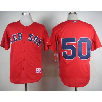 Red Sox #50 Mookie Betts Red Cool Base Stitched MLB Jersey Red Sox #50 Mookie Betts Red Cool Base Stitched MLB Jersey