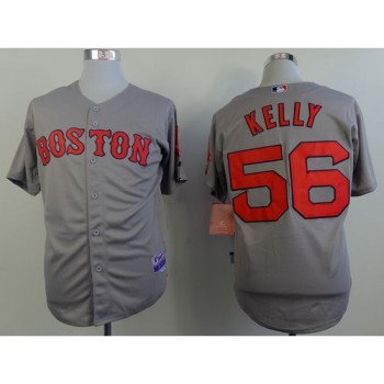 Red Sox #56 Joe Kelly Grey Cool Base Stitched MLB Jersey Red Sox #56 Joe Kelly Grey Cool Base Stitched MLB Jersey