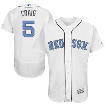 Red Sox #5 Allen Craig White Flexbase Authentic Collection 2016 Father's Day Stitched MLB Jersey Red Sox #5 Allen Craig White Flexbase Authentic Collection 2016 Father's Day Stitched MLB Jersey