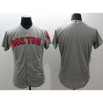 Red Sox Blank Grey Flexbase Authentic Collection Stitched MLB Jersey Red Sox Blank Grey Flexbase Authentic Collection Stitched MLB Jersey