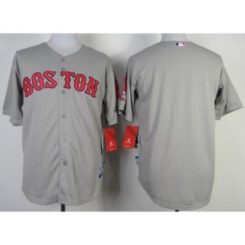 Red Sox Blank Stitched Grey MLB Jersey Red Sox Blank Stitched Grey MLB Jersey