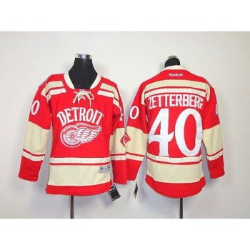 Red Wings #40 Henrik Zetterberg Red 2014 Winter Classic Stitched Youth NHL Jersey Red Wings #40 Henrik Zetterberg Red 2014 Winter Classic Stitched Youth NHL Jersey