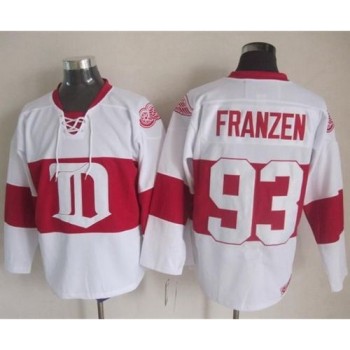Red Wings #93 Johan Franzen White Winter Classic CCM Throwback Stitched NHL Jersey Red Wings #93 Johan Franzen White Winter Classic CCM Throwback Stitched NHL Jersey