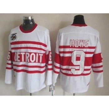 Red Wings #9 Gordie Howe White CCM Throwback 75TH Stitched NHL Jersey Red Wings #9 Gordie Howe White CCM Throwback 75TH Stitched NHL Jersey
