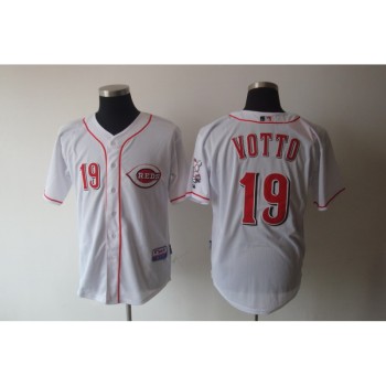 Reds #19 Joey Votto White Cool Base Stitched MLB Jersey Reds #19 Joey Votto White Cool Base Stitched MLB Jersey