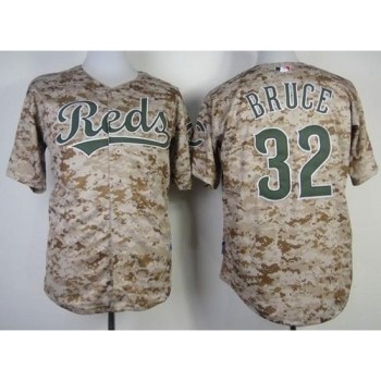 Reds #32 Jay Bruce Camo Alternate Cool Base Stitched MLB Jersey Reds #32 Jay Bruce Camo Alternate Cool Base Stitched MLB Jersey