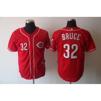 Reds #32 Jay Bruce Red Cool Base Stitched MLB Jersey Reds #32 Jay Bruce Red Cool Base Stitched MLB Jersey