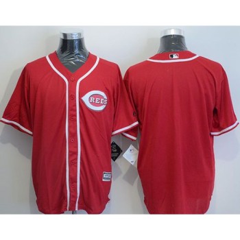 Reds Blank Red New Cool Base Stitched MLB Jersey Reds Blank Red New Cool Base Stitched MLB Jersey