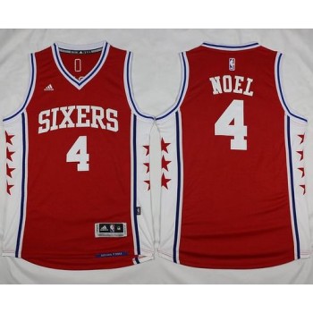 Revolution 30 76ers #4 Nerlens Noel Red Stitched NBA Jersey Revolution 30 76ers #4 Nerlens Noel Red Stitched NBA Jersey