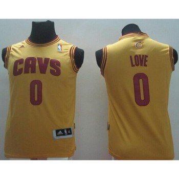 Revolution 30 Cavaliers #0 Kevin Love Gold Stitched Youth NBA Jersey Revolution 30 Cavaliers #0 Kevin Love Gold Stitched Youth NBA Jersey