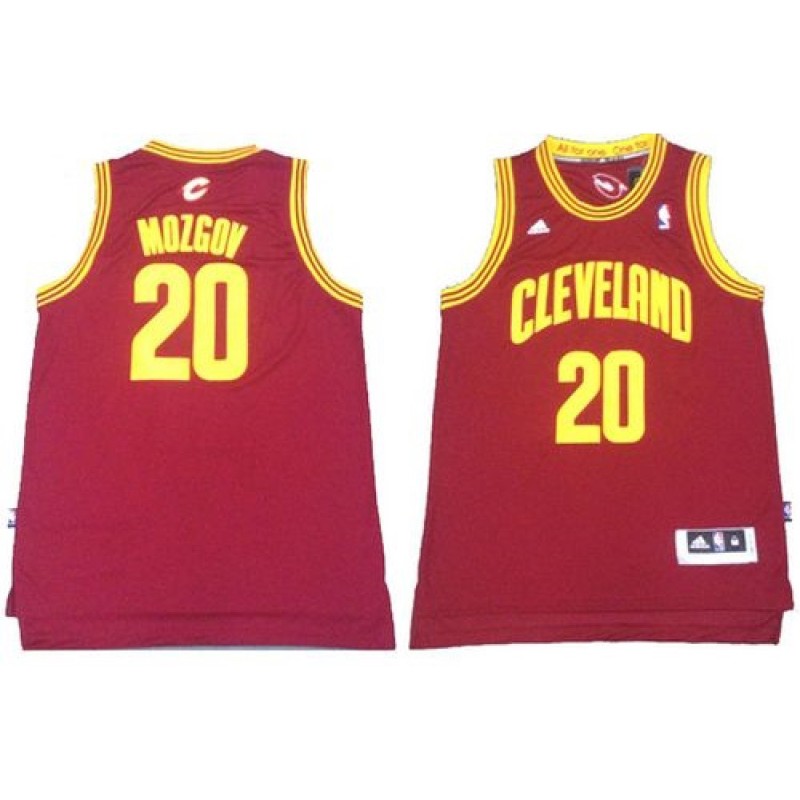 Revolution 30 Cavaliers #20 Timofey Mozgov Red Stitched NBA Jersey