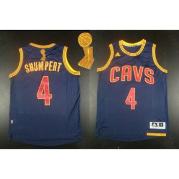 Revolution 30 Cavaliers #4 Iman Shumpert Navy Blue CavFanatic The Champions Patch Stitched NBA Jersey Revolution 30 Cavaliers #4 Iman Shumpert Navy Blue CavFanatic The Champions Patch Stitched NBA Jersey