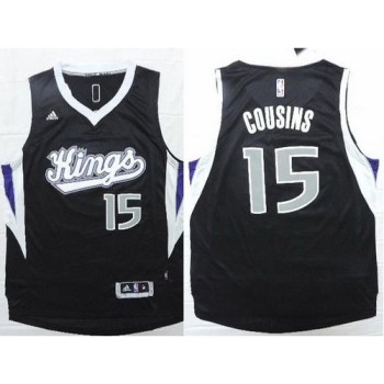 Revolution 30 Kings #15 DeMarcus Cousins Black Stitched NBA Jersey Revolution 30 Kings #15 DeMarcus Cousins Black Stitched NBA Jersey