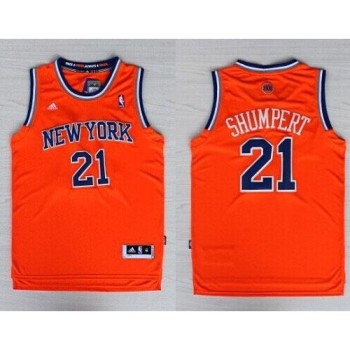 Revolution 30 Knicks #21 Iman Shumpert Orange Alternate Stitched NBA Jersey Revolution 30 Knicks #21 Iman Shumpert Orange Alternate Stitched NBA Jersey