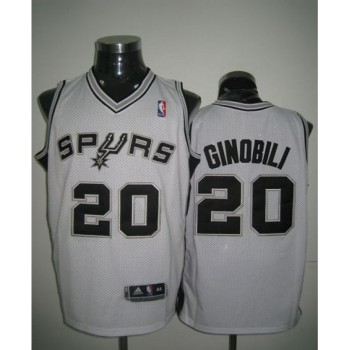 Revolution 30 Spurs #20 Manu Ginobili White Stitched NBA Jersey Revolution 30 Spurs #20 Manu Ginobili White Stitched NBA Jersey